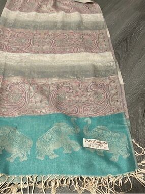 Pashmina Elephant Scarf Cashmere